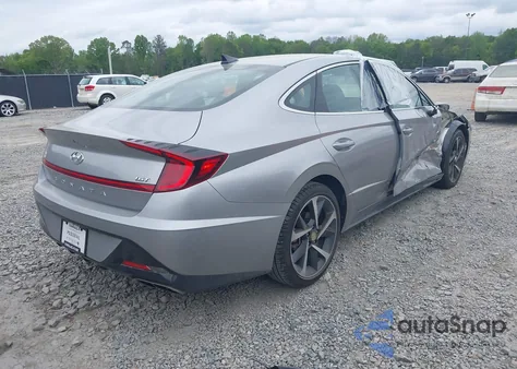 2021 Hyundai Sonata Sel Plus z USA, uszkodzony, nr VIN 5NPEJ4J28MH108241